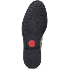 Base London Durham Leather Men's Black Lace-Up Shoes