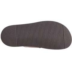 Base London Maven Leather Men's Burnt Brown Sandals