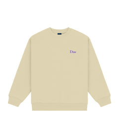 Dime Men Classic Small Logo Crewneck Light Moss