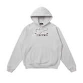 Dime Poster Hoodie Silver