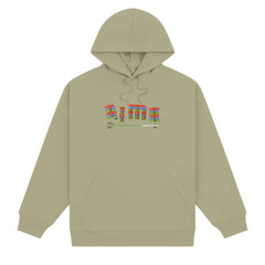 Dime Rar Hoodie Heather Army Green