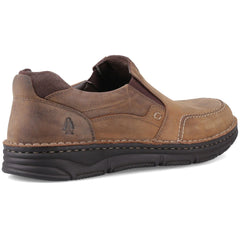 Hush Puppies Franco Slip on Leather Men's Tan Loafers
