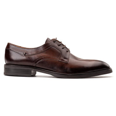 Base London Sleeve Leather Men's Brown Lace-Up Shoes