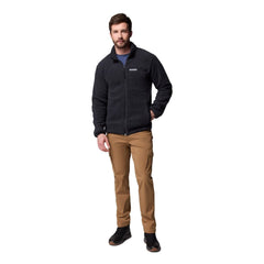 Columbia Rugged Ridge High Pile Full Zip Men's Black Fleece Jacket