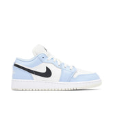 Jordan 1 Low Ice Blue Black (GS)
