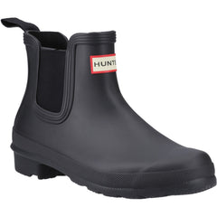 Hunter Womens Matt Black Original Chelsea Boots