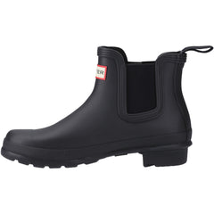 Hunter Womens Matt Black Original Chelsea Boots