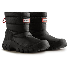 Hunter Womens Black WFS2108WWU-BLK Intrepid Short Snow Boots