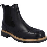 Hunter Mens Black Cawdor Brogue Dealer Boots