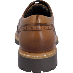 Hunter Mens Tan Cawdor Brogue Gibson Shoes