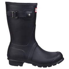 Hunter Womens Matt Black Original Short Wellington Boots