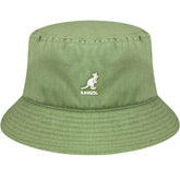 Kangol Washed Bucket Hat Oil Green