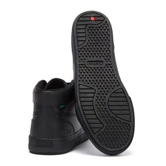 Kickers Tovni Hi Leather Mens Black Shoes