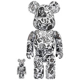 Medicom Japan Chocomoo 100% & 400% Bearbrick FEB229306I