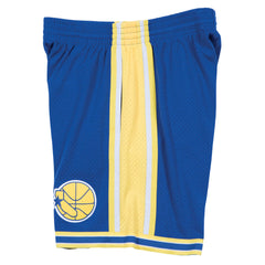 Mitchell & Ness Men NBA Golden State Warriors Swingman Short Royal '95-96 SMSH18230GSWB95