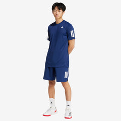 adidas Club 3 Stripe Tennis T-Shirt
