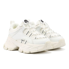 Buffalo Saturn Lace Women's White Trainers