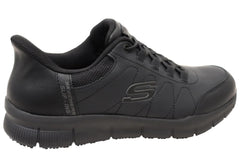 Skechers Mens Slip ins Work Nampa Knotly Slip Resistant Wide Fit Shoes