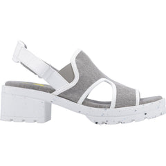 Rocket Dog Lilly Synthetic Women's Grey/White Heels