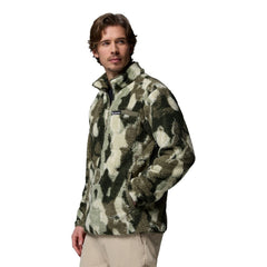 Columbia Rugged Ridge High Pile Half Zip Men's Green Fleece Pullover