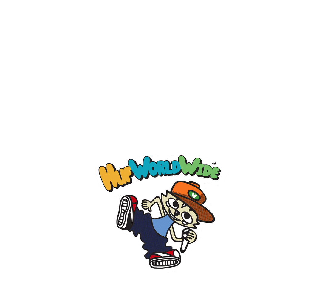 HUF "Chop Kick Block" Sticker