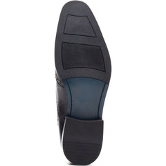 Base London Steeple Brogue Leather Men's Black Brogues Shoes
