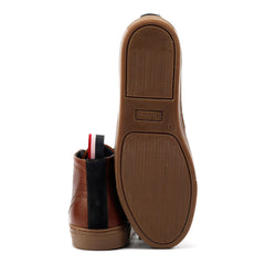 Ben Sherman Parka Leather Men's Brown Boots