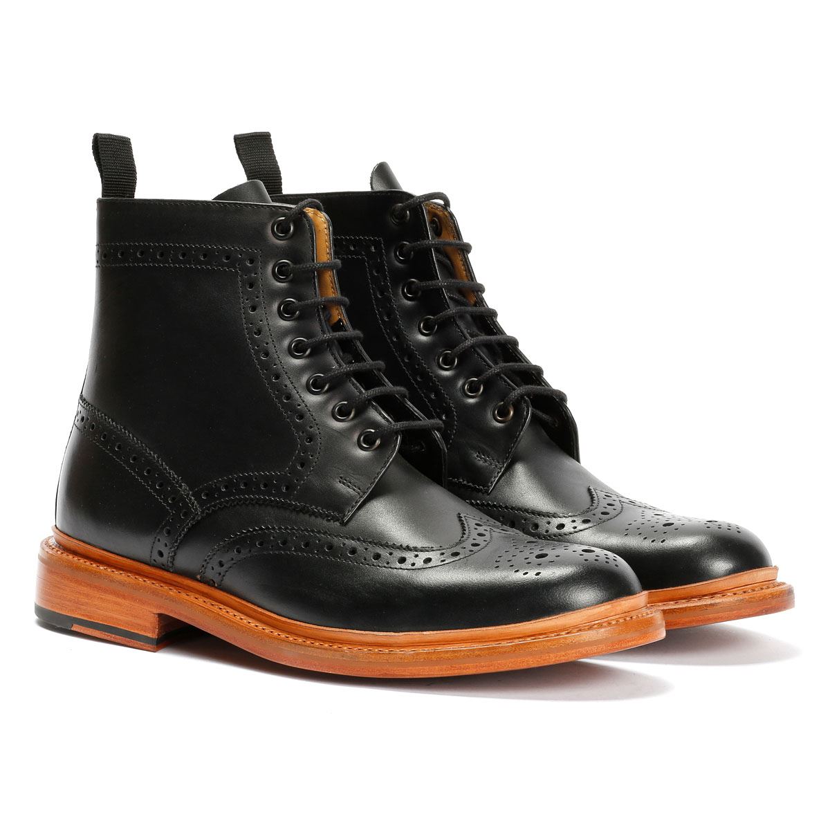 Chapman & Moore Walter Brogue Leather Men's Brown Boots