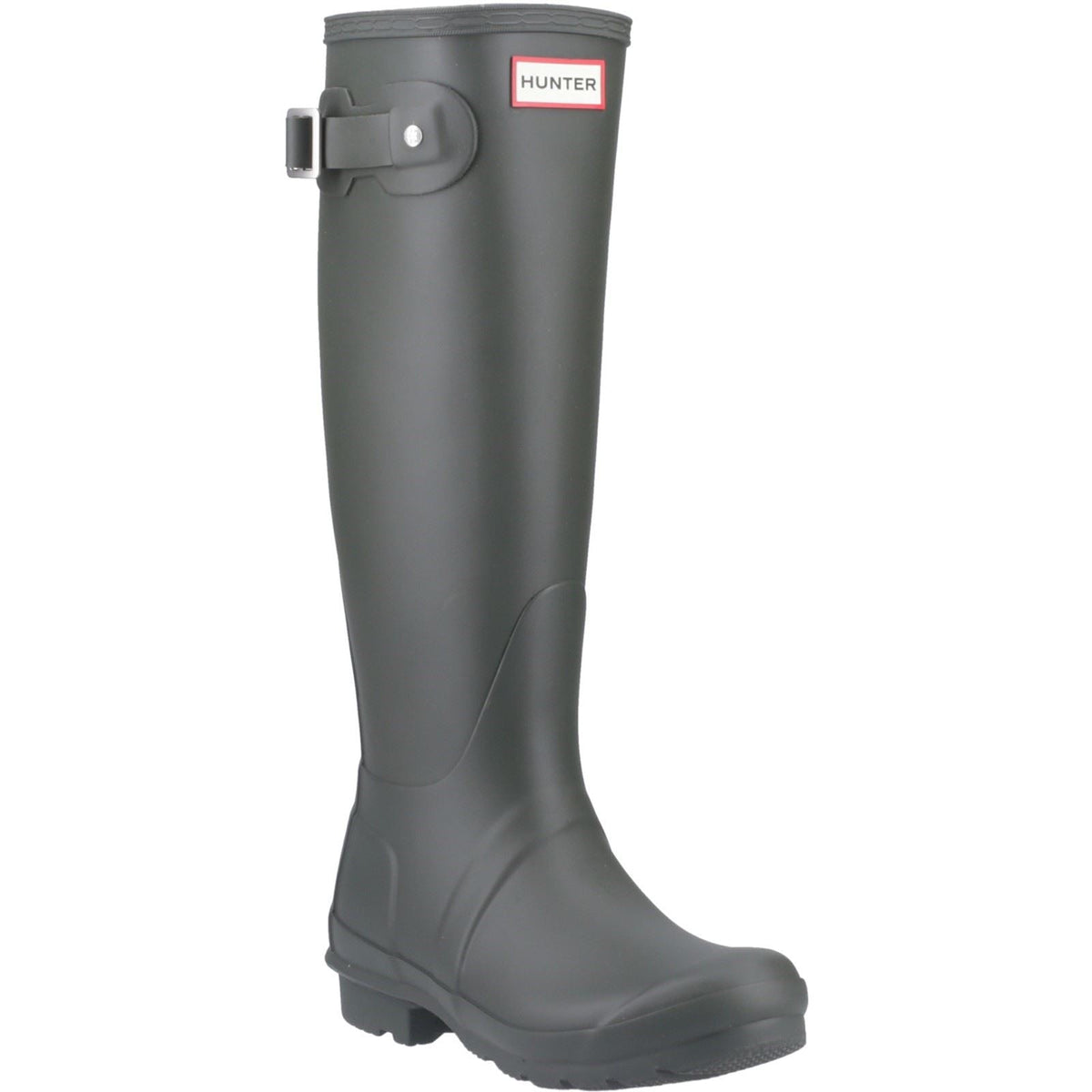 Hunter Original Tall Rubber Women's Dark Olive Wellington Boots