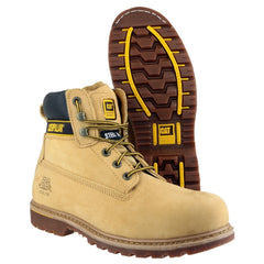 Caterpillar Holton S3 Leather Honey Safety Boots