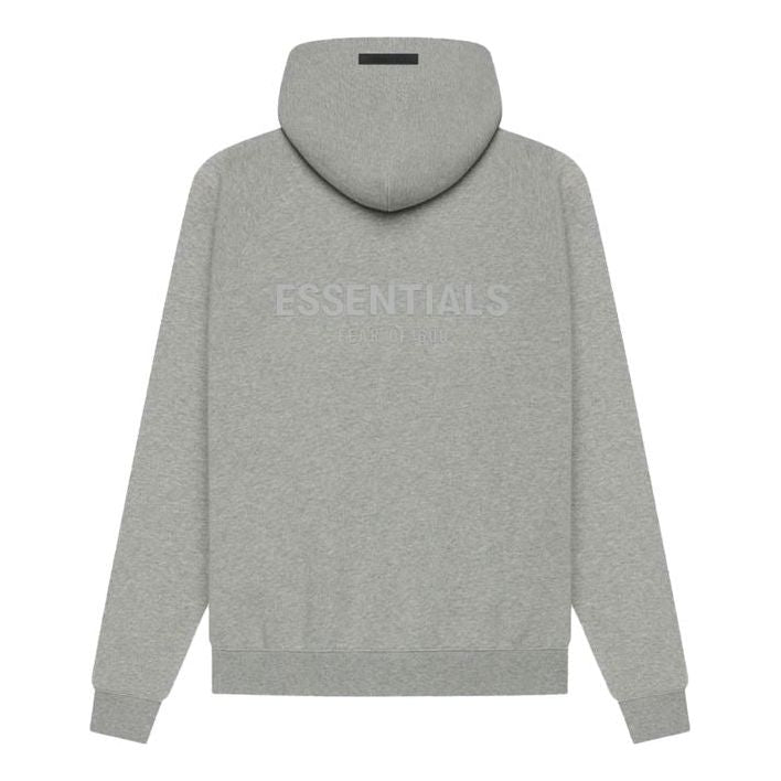 FEAR OF GOD ESSENTIALS Pullover Hoodie Dark Heather Oatmeal