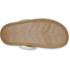 Crocs Classic Fuzz Scuff Thermoplastic Sepia Slippers