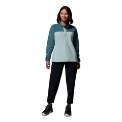 Columbia Benton Springs 1/2 Snap Pull Over II Polyester Women's Blue Pullover