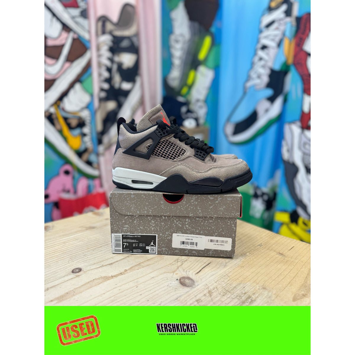 Jordan 4 Retro Taupe Haze UK 6.5