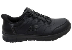 Skechers Mens Slip ins Work Nampa Knotly Slip Resistant Wide Fit Shoes