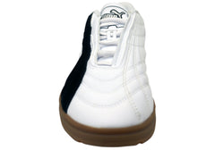 Puma Tifosi Calcio LS Mens Comfort Lace Up Casual Shoes White Black