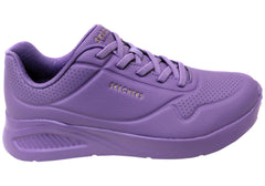 Skechers Womens Uno Lite Lite Work Comfort Slip On Shoes