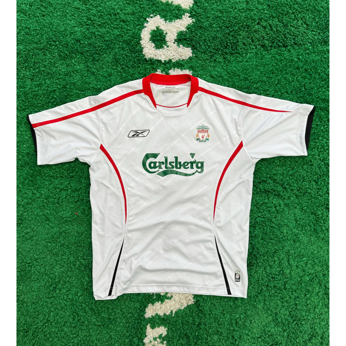 Liverpool Away Shirt 2005-2006 Riise #6 L