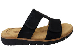 Scholl Orthaheel Nola Womens Comfortable Adjustable Slides Sandals
