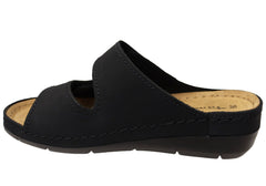 Tamaris Carolinar Womens Comfortable Leather Slides Sandals