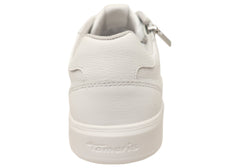 Tamaris Fay Womens Leather Comfort Casual Shoes With Cushioned Footbed