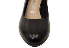 Tamaris Amelya Womens Comfortable Platform Leather Pumps Heels