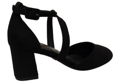 Tamaris Antonia Womens Comfortable Black Mid Heels