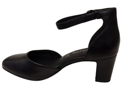 Tamaris Anabeller Womens Comfortable Leather Mid Heels