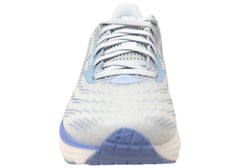 Mizuno Womens Wave Rider 29 D Wide Width Running Shoes Grey Blue