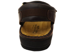 Naot Andes Mens Comfortable Leather Sandals With Adjustable Straps