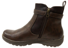 CC Resorts Grey Womens Comfortable Ankle Boots