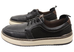 Democrata Drake Mens Comfortable Leather Casual Shoes Made In Brazil