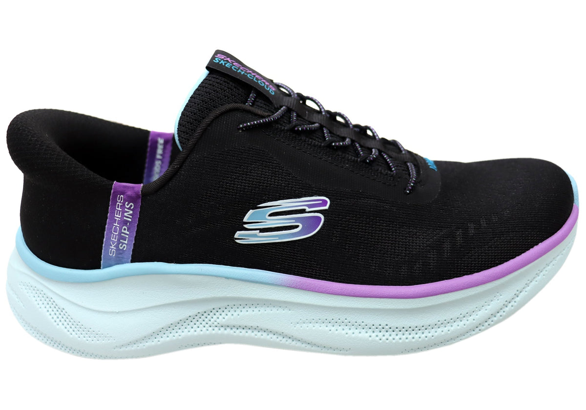 Skechers Womens Slip Ins Skech Cloud Perfectly Plush Comfortable Shoes