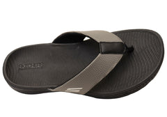 Skechers Mens Go Consistent Sandal 2.0 Canton Thongs Taupe Black